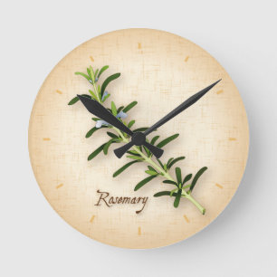 Reloj Redondo Mediano Rosemary Herb