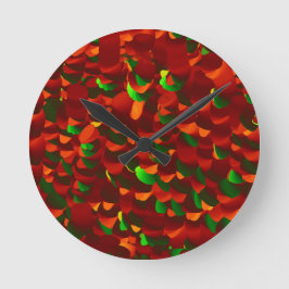 Reloj Redondo Mediano Rosenblätter abstrakt