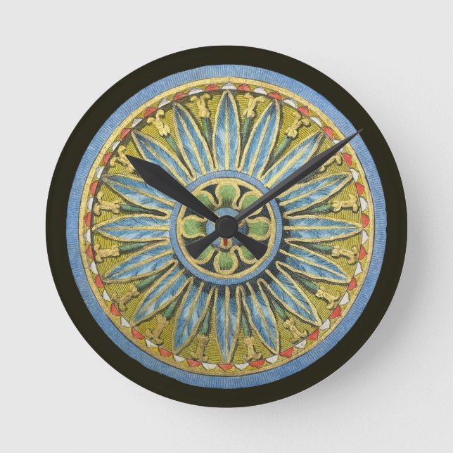 Reloj Redondo Mediano Rosette arquitectónico antiguo n.º 2 (Anverso)