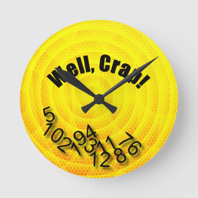 Reloj Redondo Mediano Roto (Anverso)