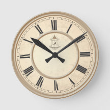 Round wall clock