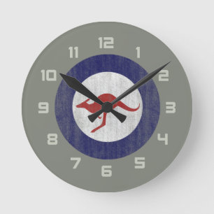 Reloj Redondo Mediano Roundel de Australia