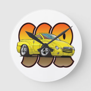 Reloj Redondo Mediano RSSR amarillo Chevy