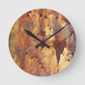 Reloj Redondo Mediano Rusty Metal