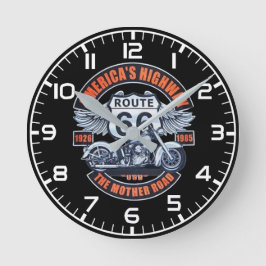 Reloj Redondo Mediano Ruta 66