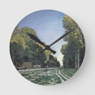 Reloj Redondo Mediano Ruta de Chailly, Fontainebleau de Claude Monet el