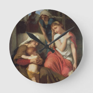 Reloj Redondo Mediano Ruth and Naomi, 1859 (oil on canvas)