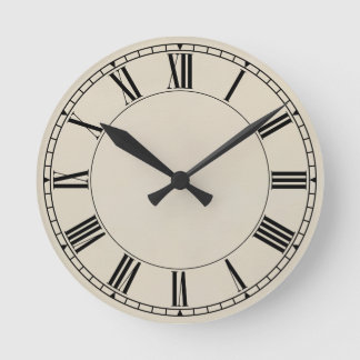 Reloj Redondo Mediano Sacudir estilo 02 - Anticuado