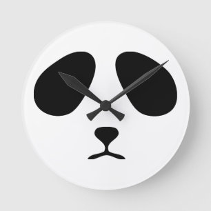 Reloj Redondo Mediano Sad panda face wall clock