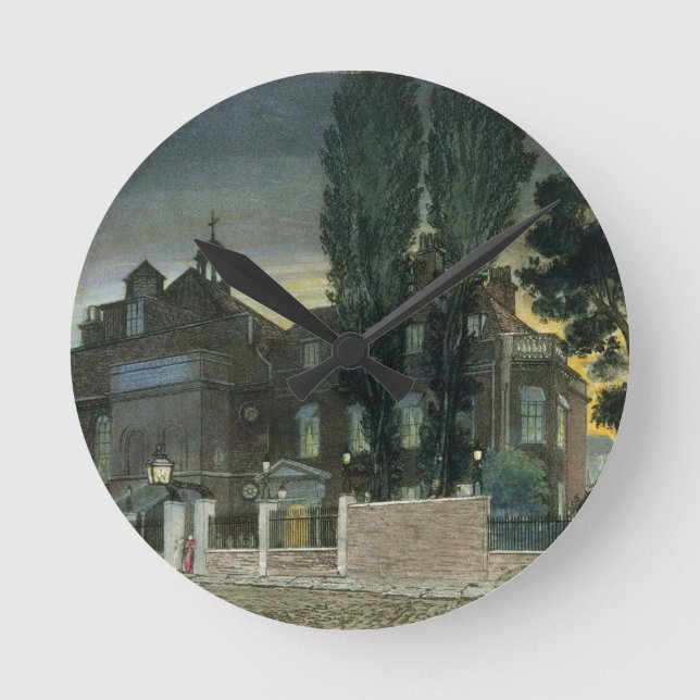 Reloj Redondo Mediano Sadler's Wells, 1826 (grabado de colores)