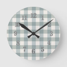 Sage Green Plaid Country Farmhouse Gingham Decour