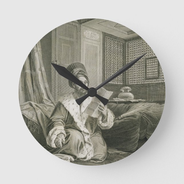 Reloj Redondo Mediano Said Mustapha Pasha Wounded at the Battle of Abouk (Anverso)