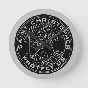 Reloj Redondo Mediano Saint Christopher Medal