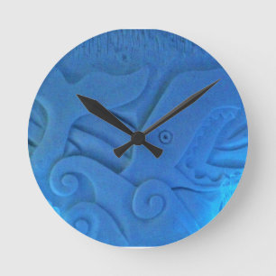 Reloj Redondo Mediano Sala de ballenas en Hotel de Glace, Quebec, Canad