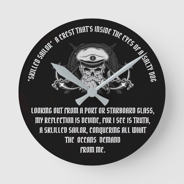 RELOJ REDONDO MEDIANO SALARIOS CALIFICADOS (Anverso)