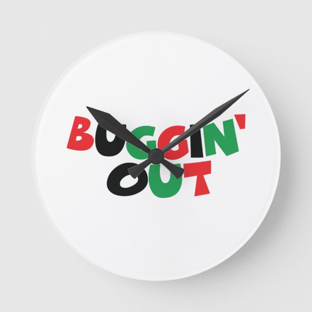 Reloj Redondo Mediano Saliendo de la nada (Anverso)