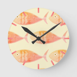 Reloj Redondo Mediano Salmon Fish Group