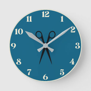 Reloj Redondo Mediano Salón de belleza simple y elegante para negocios