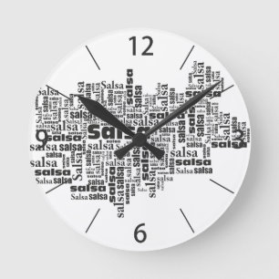 Reloj Redondo Mediano Salsa