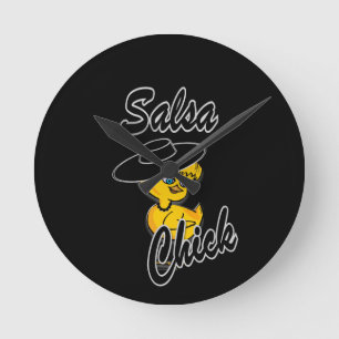 Reloj Redondo Mediano Salsa Chick #4