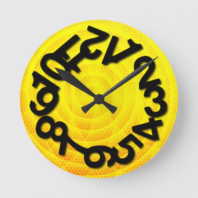 Reloj Redondo Mediano Salto (Anverso)