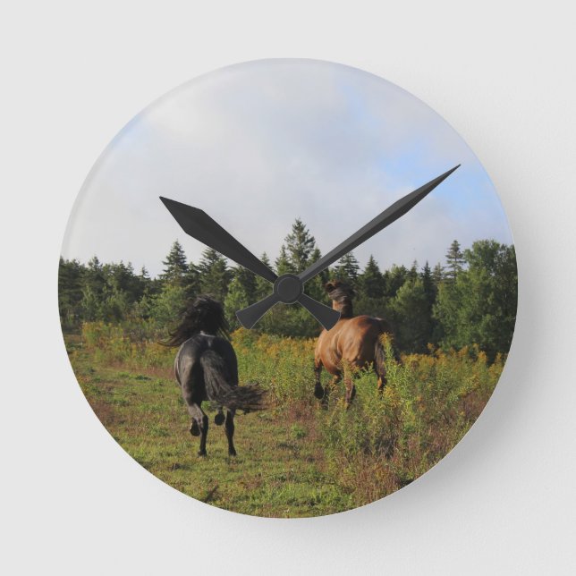 Reloj Redondo Mediano Salvaje corriente (Anverso)