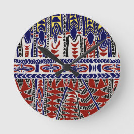 Reloj Redondo Mediano Samoa Batik