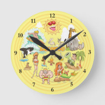 San Diego California Acrylic Clock