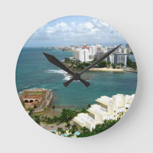 Reloj Redondo Mediano San Geronimo, Condado, Puerto Rico de Galina -