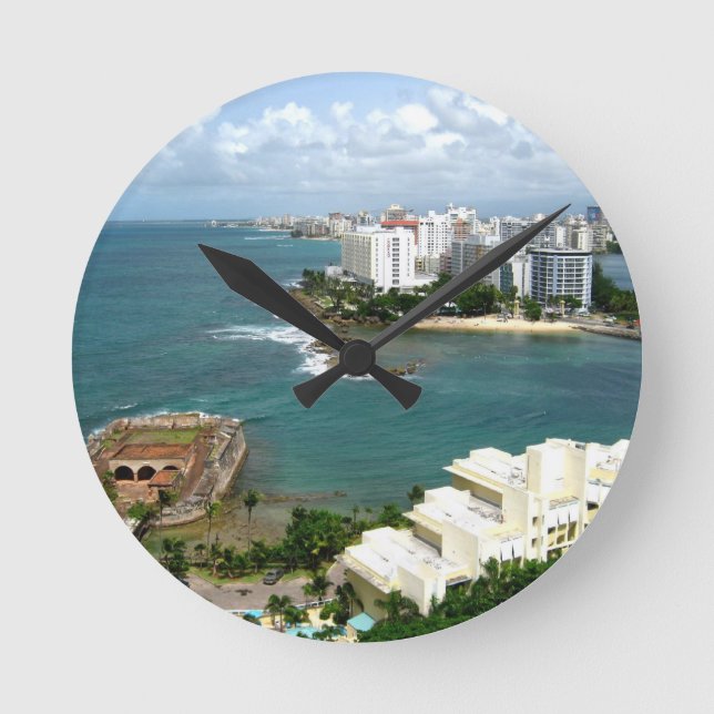 Reloj Redondo Mediano San Gerónimo, Condado, Puerto Rico por Galina - (Anverso)