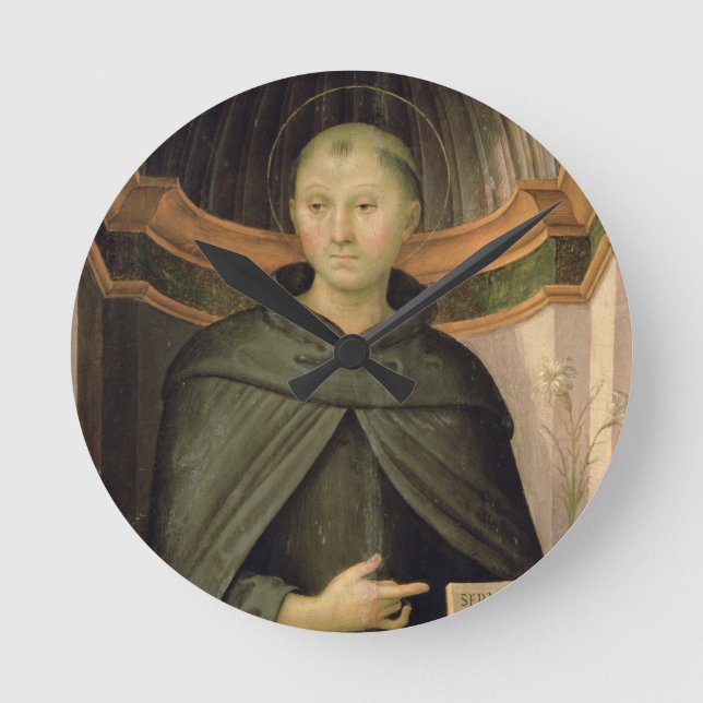 Reloj Redondo Mediano San Nicolás de Tolentino (el panel) (Anverso)