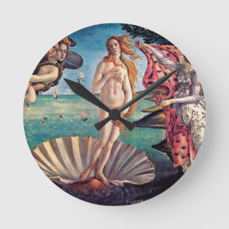 Reloj Redondo Mediano Sandro Botticelli - nacimiento de Venus - Bello