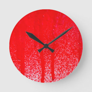 Reloj Redondo Mediano sangre goteante
