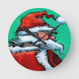 Reloj Redondo Mediano Santa Claus