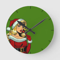 Santa Pinup: Pop Art Glam