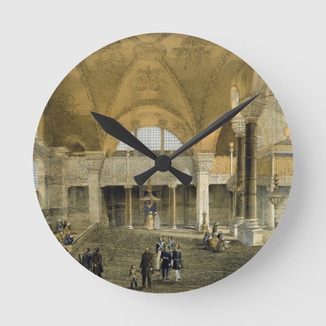 Reloj Redondo Mediano Santa Sofía, plato 9: la nueva Galería Imperial, (Anverso)