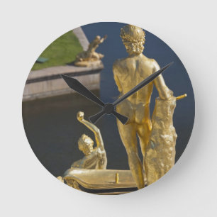 Reloj Redondo Mediano Santiago de Petersburgo, fuentes de la Gran Cascad