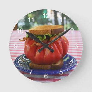 Reloj Redondo Mediano ¡Santo Tomate!