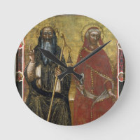 Santos Anthony Abbot y Eligius - Proceso pintado