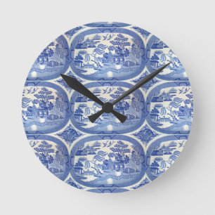 Reloj Redondo Mediano Sauce azul Tim - acento perfecto para las cocinas