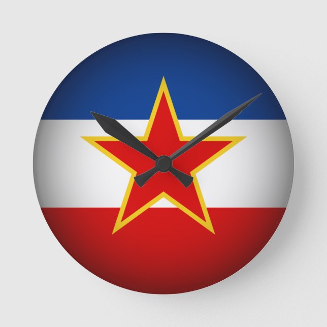 Reloj Redondo Mediano Savezna Federativna Republika Jugosalvija SFRJ (Anverso)
