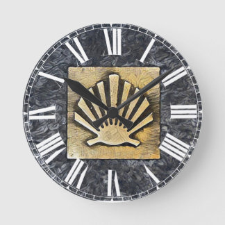 Reloj Redondo Mediano Scallop Shell Camino de Santiago