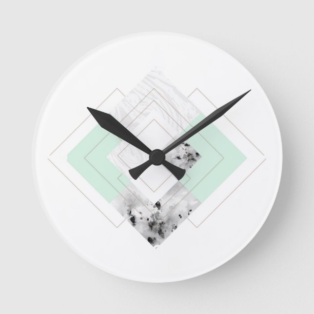 Reloj Redondo Mediano Scandinavian Style Outlined Design (Anverso)