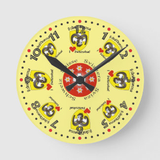 Reloj Redondo Mediano Schaffhausen - Schweiz - Suisse - Svizzera Uhr