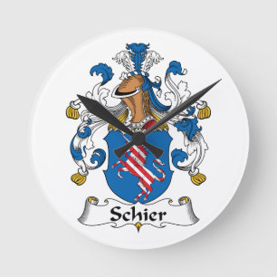 Reloj Redondo Mediano Schier Family Crest