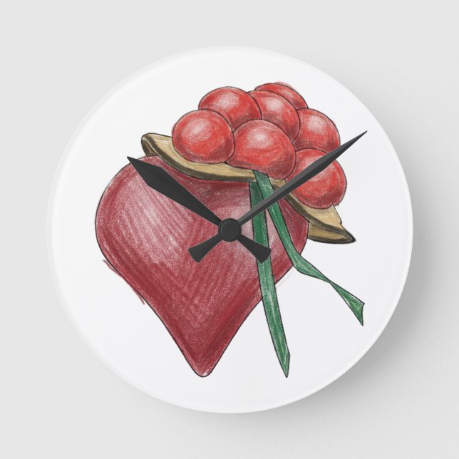 Reloj Redondo Mediano Schwarzwaldliebe (Anverso)