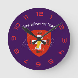 Reloj Redondo Mediano Schweiz - Suisse - Svizzera - Svizra - Suiza