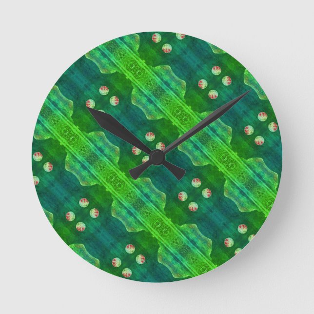 Reloj Redondo Mediano Sci-Fi - mundo del planeta del espacio alienígena  (Anverso)