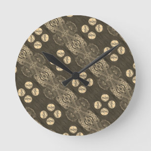 Reloj Redondo Mediano Sci-Fi - mundo del planeta del espacio alienígena