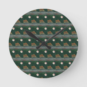 Reloj Redondo Mediano Sci-Fi - mundo del planeta del espacio alienígena 